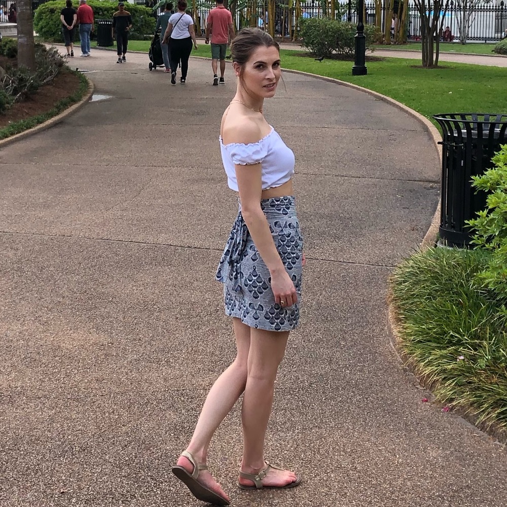 Forever 21 Off Shoulder Crop Top